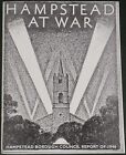 HAMPSTEAD WW2 HISTORY Second World War London Bombing Air Raids Blitz - Reprint