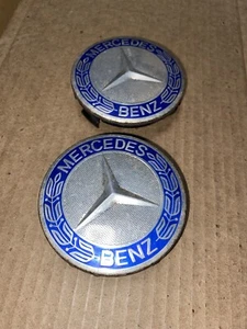 2005 Mercedes Benz ML350/ML500 17" Navy Alloy Wheel Center Cap-A1704000025 X2 - Picture 1 of 6