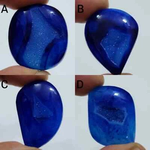 Beautiful Designer Window Druzy Agate Cabochon Mix Shape Loose Gemstone Jewelry - Picture 1 of 13
