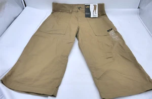Lee Mid Rise Damen beige Größe 4 lockere Passform Skimmer Shorts - Bild 1 von 5