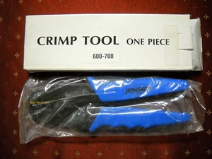 New Jensen Crimp Tool PN 600-700 with Ideal 30-576 Die Set for BNC Connectors - Picture 1 of 5