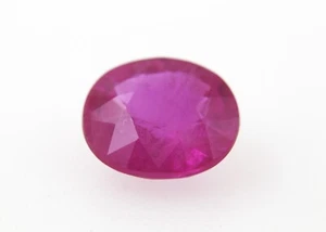 1.26 CT MOZAMBIQUE RUBY GIA Certified Purple-Red Color Natural heated Ruby - Picture 1 of 6