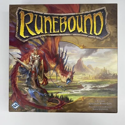 Runebound 3rd Edition Board Game Fantasy Flight 2015 Games Unplayed NEW! READ! - Image 1 of 4