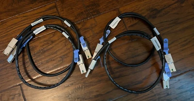 Genuine HP 1m (3.3') External Mini SAS SFF-8088 Cable 407344-002 408766-001 - Image 1 of 4