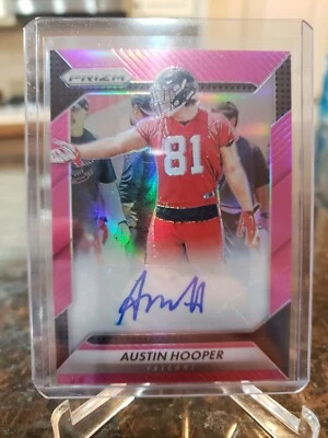 2016 Panini Prizm Pink Austin Hooper Auto - Image 1 of 3