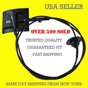 New Hood Latch Release Cable w/Handle Fits 1992-97 Ford Trucks F-Series & Bronco - Bild 1 von 2