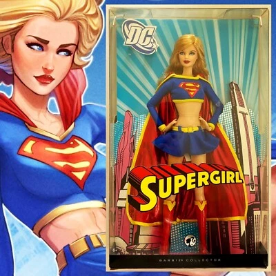 Barbie Coleccionista Etiqueta Plata Muñeca Supergirl Como Nueva en Caja Sellada 2008 Foto 1 de 4