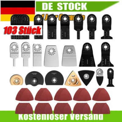 103Tlg Sägeblatt Zubehör Multifunktionswerkzeug Multimaster Multitool für Fein - Bild 1 von 4