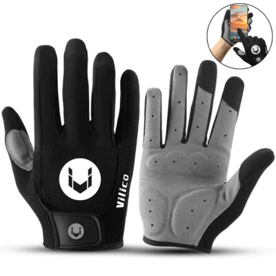 Cycling Gloves Motocycle Mountain Bike Gloves for Men Full Finger Biking Gloves - Image 1 of 4