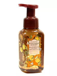 1 BATH & BODY WORKS SUNLIT PUMPKIN MANDARIN GENTLE CLEAN FOAMING HAND SOAP 8.75 - Picture 1 of 3