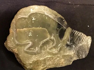 Escultura tallada en piedra de alabastro búfalo nativo americano firmada T-C Foto 1 de 4