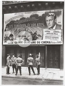 NORTH WEST MOUNTED POLICE DeMille G. COOPER Paris Movie Theatre Front Photo 1940 - Foto 1 di 2