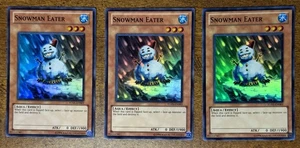 Yu-Gi-Oh Snowman Eater TU05-EN003 Card Set of 3 NM - Picture 1 of 8