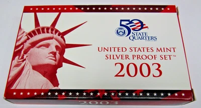 2003-S United States Mint Silver Proof Set - Image 1 of 2