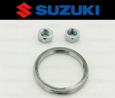 Conjunto de reparo de junta coletor de escape Suzuki TS125 1989 1990 1991 1992 1993 1994 - Imagem 1 de 2