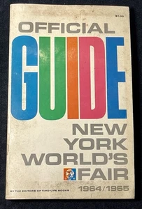 Official Guide New York Worlds Fair 1964 1965 Coke IBM Ford TWA Disney Sinclair - Imagen 1 de 8