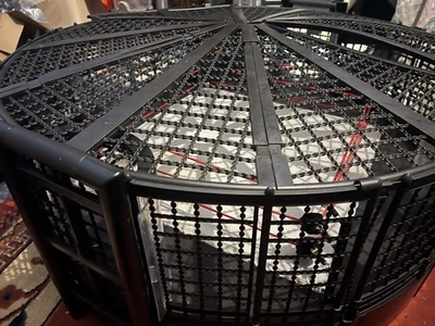 ULTRA RARE - 2007 WWE Jakks Pacific OFFICIAL SCALE Elimination Chamber Ring - Image 1 of 4