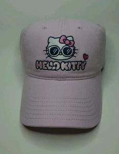 Hello Kitty Hat Women Pink Baseball Cap Embroidered Adjustable Sanrio NWT - Picture 1 of 4