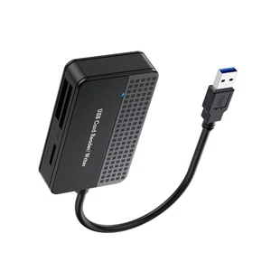 1 PC USB 3.0 4 in 1 Hub Adapter Multi Slot Memory Card Reader For SD/SDHC/SDXC - Picture 1 of 13