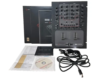 RANE TTM 57SL with Control Vinyl and Power Supply Tested Working 2ch Mixer - Image 1 of 4