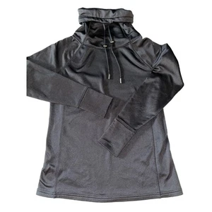 Athletica Nero Cinch Popover Collo a Cappuccio Taglia S Donna - Foto 1 di 6