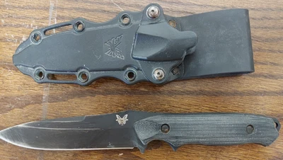 Cuchillo de hoja fija hecho en banco Nimravus (140BK) funda Kydex *VER DESCRIPCIÓN* Foto 1 de 4