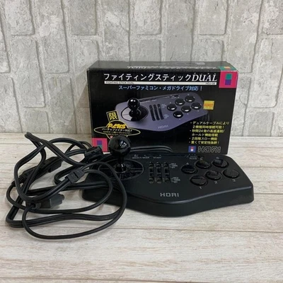 HORI Fighting Stick Dual Controller Boxed HDJ-08 Tested for Mega Drive SFC 2940 - Image 1 of 4