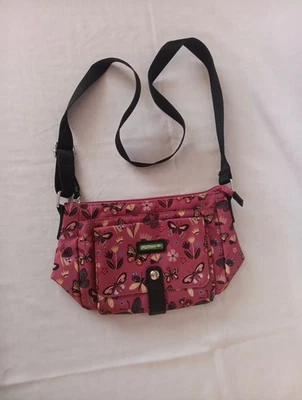 Lily Bloom Pink Butterfly Purse Cross Body Adjustable Strap - Image 1 of 4