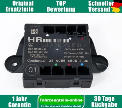 Mercedes Classe C W204 A2189001501 Modulo Di Controllo Porta Posteriore Destra - Immagine 1 di 4