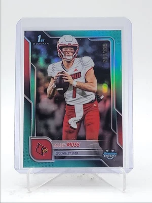 MILLER MOSS 2025 BOWMAN UNIVERSITY CHROME 1ST AQUA REFRACTOR C /325 Q4282 - Image 1 of 2