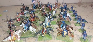 wargaming indians and 7th cavalry scale 28mm - Picture 1 of 3