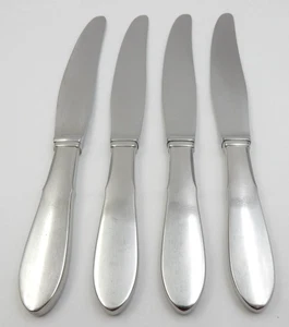 4 VINTAGE GEORG JENSEN MITRA 9" EDELSTAHL SPEISEMESSER - MCM DÄNEMARK - Bild 1 von 13