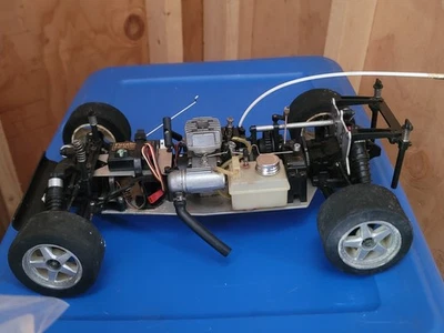 VINTAGE 1994 KYOSHO GP-10 4WD NITRO FORD RS 200 EX CONDITION DONT MISS OUT!!! - Image 1 of 4