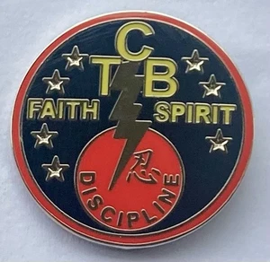 Liam Gallagher 'Taking Care of Business' pin badge. TCB, As You Were, Oasis - Imagen 1 de 3