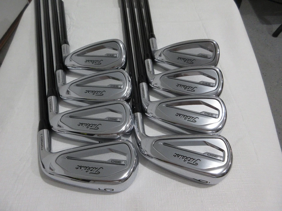 Titleist T350 Iron Set - 5-PW, AW, GW- Tensei Senior Graphite -0.5" Short - MINT - Image 1 of 4