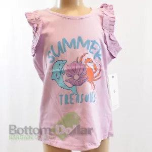 Sovereign Code L01992520AL Velma Girls SS T-Shirt Summer Treasures/ Lilac - Picture 1 of 2