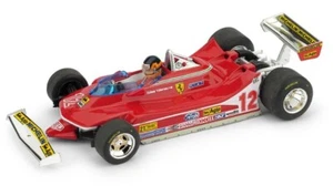 Brumm FERRARI 312 T4 G.VILLENEUVE 1979 N.12 WINNER USA OVEST GP W/PILOTE 1:43 - Imagen 1 de 1