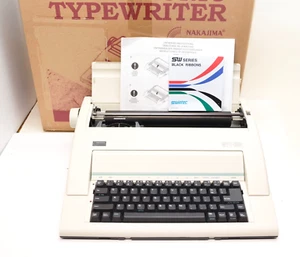 New/Unused In Open Box - Nakajima WPT150 AX-150 Portable Electronic Typewriter - Picture 1 of 14