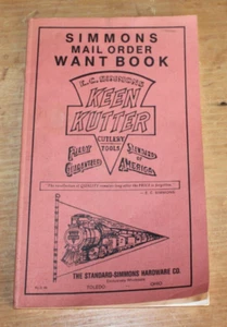 Vintage E.C. Simmons Keen Kutter Mail Order Want Book - Reprint - Picture 1 of 3