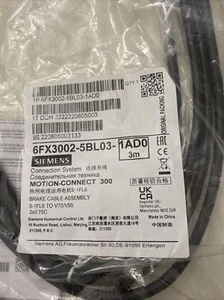 1 PCS Brand New For Siemens V90 Brake Cable 6FX3002-5BL03-1AD0 3M US Stock - Picture 1 of 2