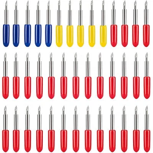 50PCS 30/45/60 Degree Roland Cricut Cutting Plotter Blade Cutter Knife Milling - Picture 1 of 10