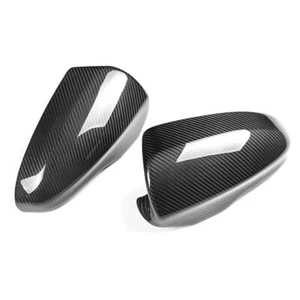 Carbon Fiber Add-on Side Mirror Cover Caps for BMW M6 F06 F12 F13 2012-2019 - Foto 1 di 6
