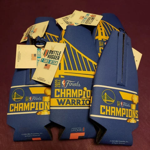 GOLDEN STATE WARRIORS WINCRAFT 2022 NBA CHAMPIONS 6-PACK BOTTLE COOLERS Cover