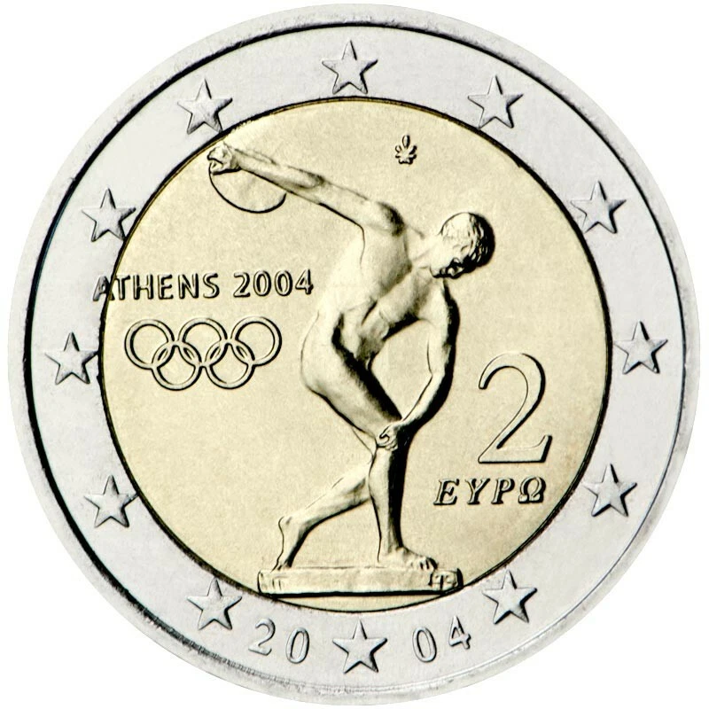 Greece 2004 UNC coin 2 euro Olympic Games in Athens - Image 1 of 1