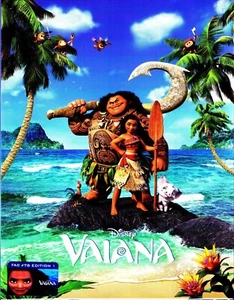 NEW Disneys Moana 3D Full Slip SteelBook 2016 Blu-ray Film Arena FAC ShpNextDay - Picture 1 of 3