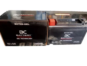 BC BATTERIA GEL X MOTO E SCOOTER BCTX9-GEL EQUIVALENTE (YUASA YTX9-BS) - Imagen 1 de 3