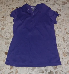 IZOD Girl's Polo Shirt M (10/12) Purple - Picture 1 of 4