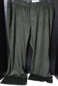 Cato Contemporary 18-20W Wide Flare Pants~Brown Faux Suede~High Stretch~NWT - Bild 1 von 4