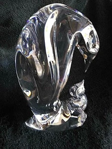 Baccarat Crystal Penguins - Mother & Baby  - Picture 1 of 4