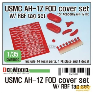 Def Dm35090 1/35 USMC AH-1Z Set di coperture FOD con set di etichette RBF per Academy 12127 - Foto 1 di 4